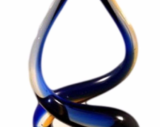 Murano Art Glass Free Form Sculpture Home Decor Figurine