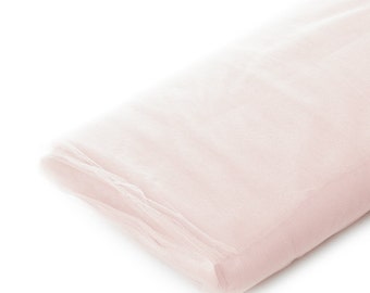 Light Pink Tulle Fabric, Wedding Tulle Fabric, Wholesale Tulle, Tulle Party Decoration Fabric, Tulle Net Fabric - 40 Yard Bolt - Style 801