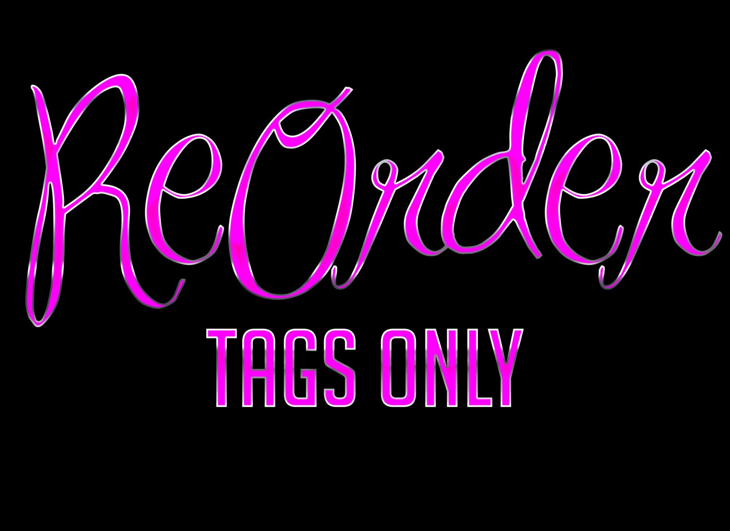 Hang Tags REORDER