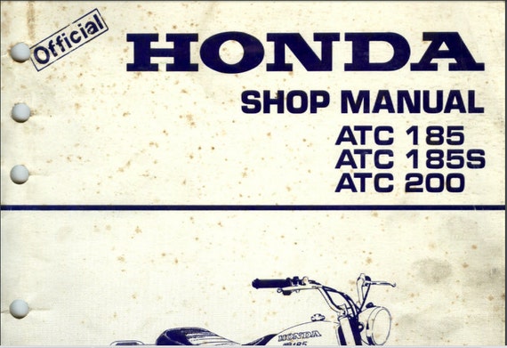 Honda atc 185 manual pdf #3