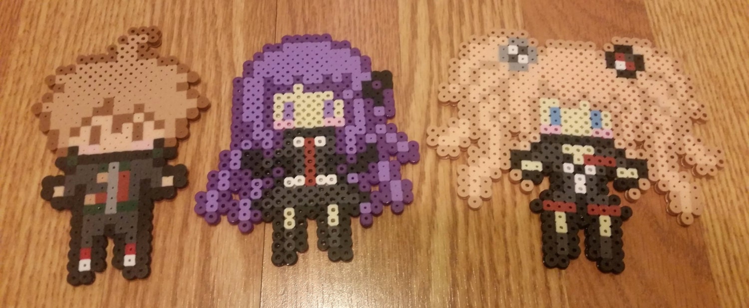 Dangan Ronpa Danganronpa 1 Inspired Perler Makoto Naegi