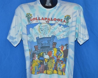 lollapalooza tie dye shirt