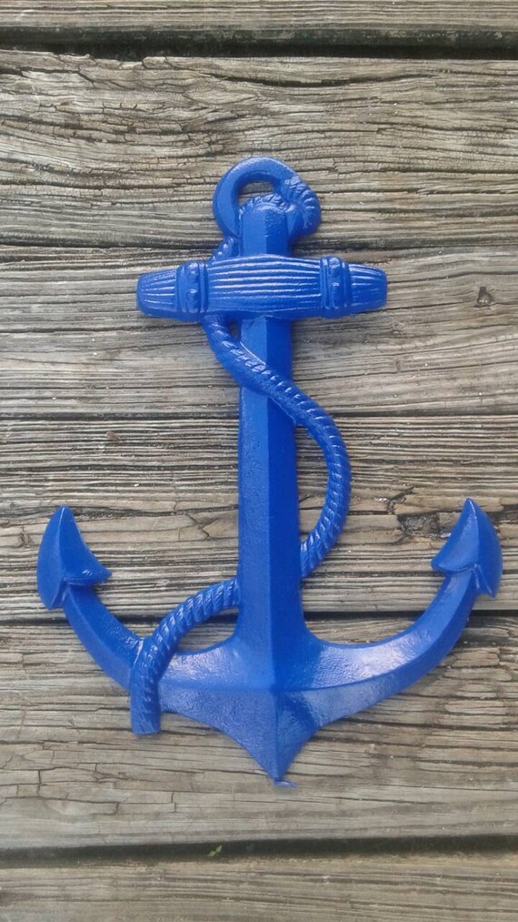Large anchor wall decor cast iron anchor wall decor nautical