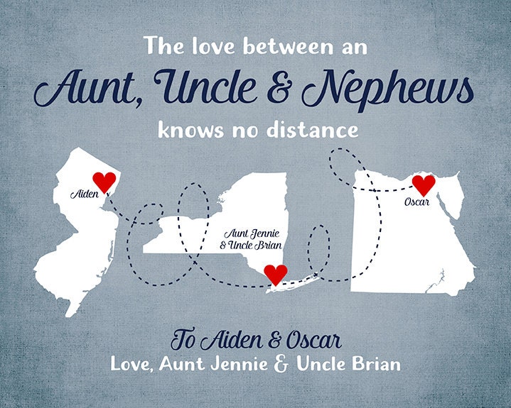 gift for aunt uncle nephew and nieces godparents long gift for aunt uncle nephew and nieces godparents long