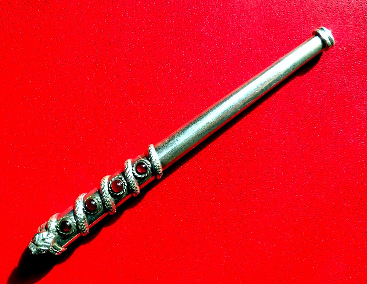 Sterling Silver Cigarette Holder for Regular Size Cigarette