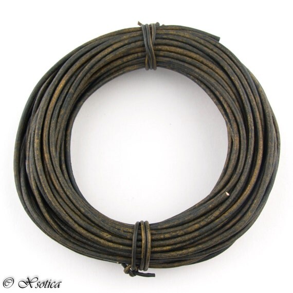 11 yards Peach Round Leather Cord 2mm 10 meters