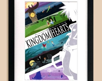 Kingdom Hearts Inspired Art Print