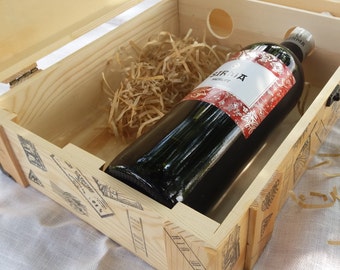 Wooden Wine Box Winery Style Wood 2 Bottle, Wine Box wedding, wine box ,wine box ceremony ,wine box wedding, wine box anniversary wine rack