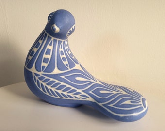 Pablo Zalal Ceramic Bird Sculpture