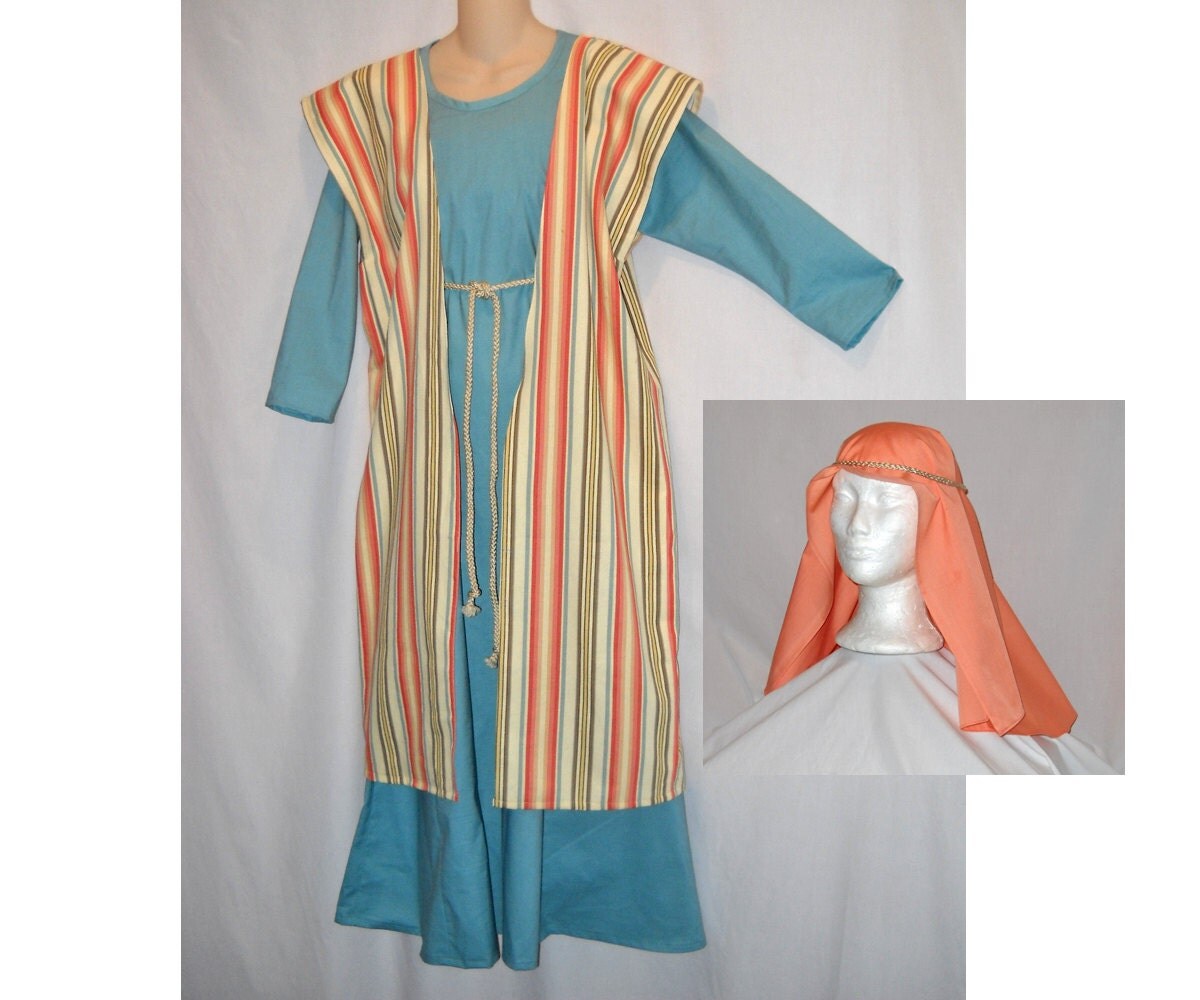 Size 12 Christmas Nativity Play Costume Innkeeper's Wife