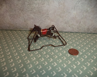 1:12 scale Dollhouse Miniature Vintage Rocking Horse