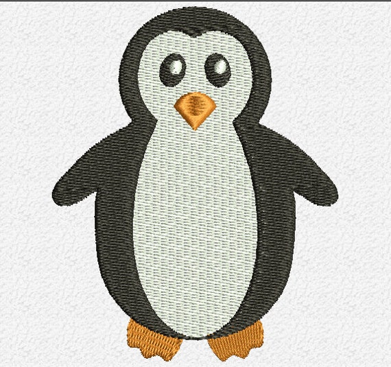 Penguin Embroidery Design Instant Download Penguin machine embroidery designs