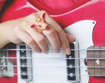 Pig Prince Ring , Super Cute and Delight animal form GOODAFTERNINE