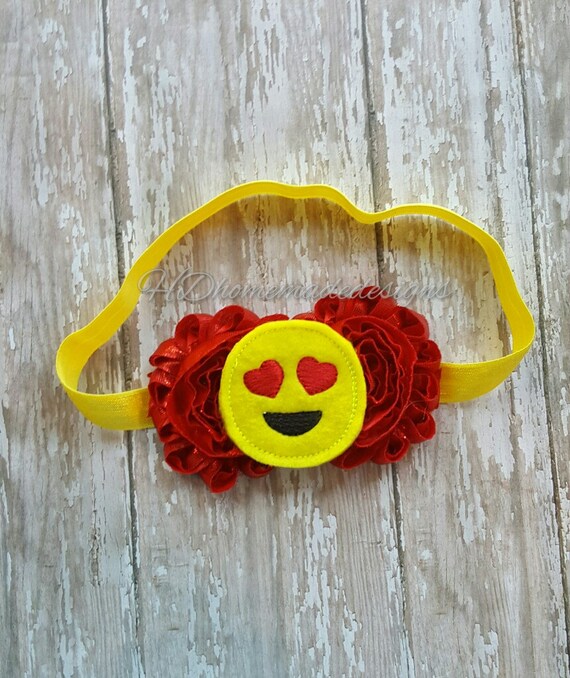 Emoji headband smiley face headband emoji birthday flower