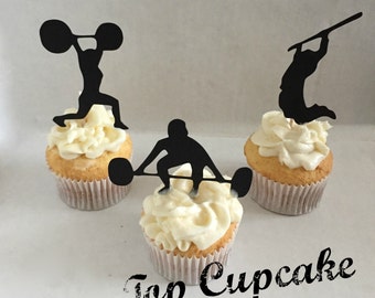 Crossfit Cupcake Toppers -12