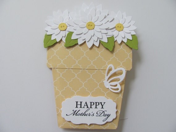 Inspirational 80 Mother's Day Flower Pot Card