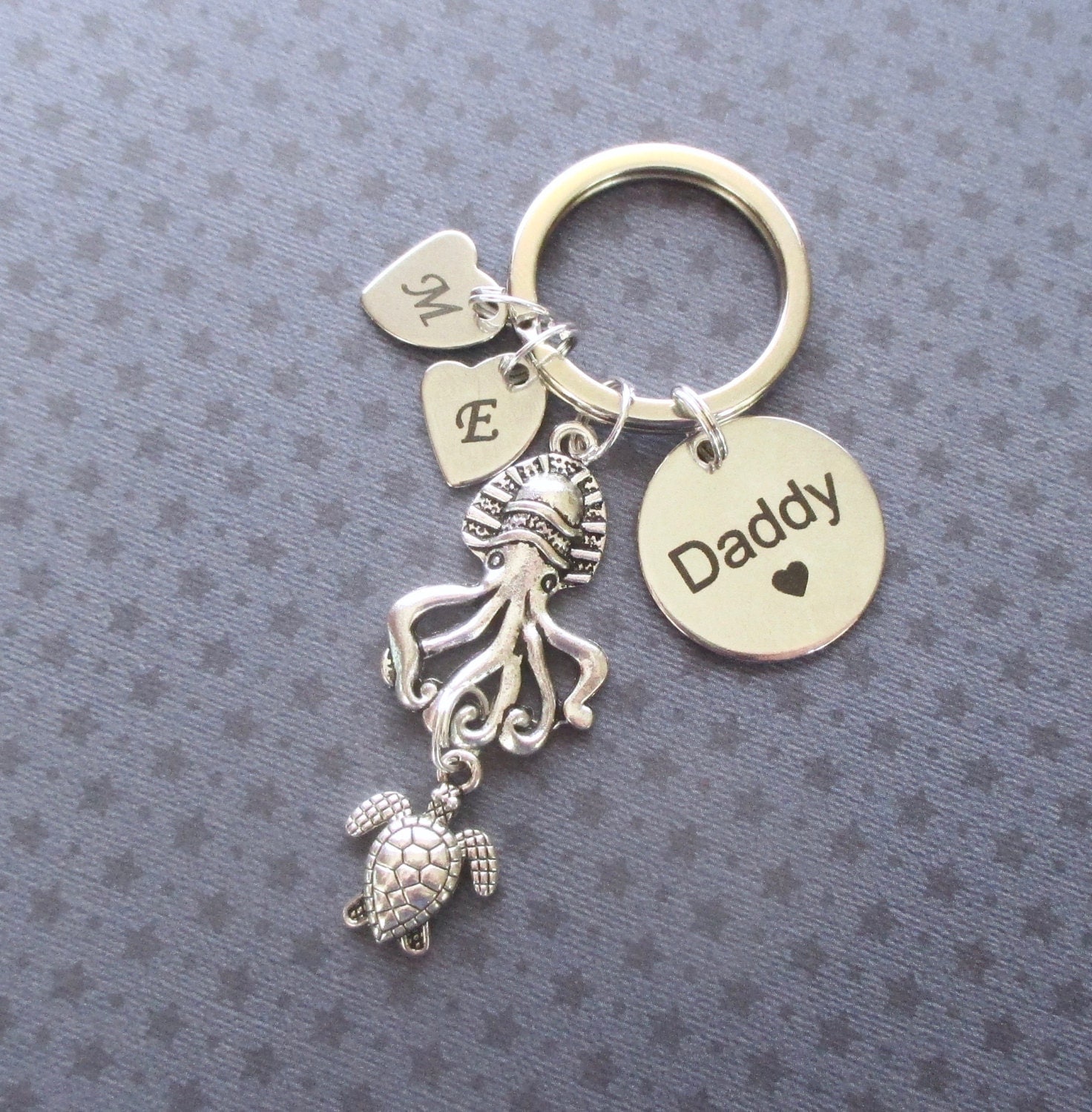 octopus teddy keyring