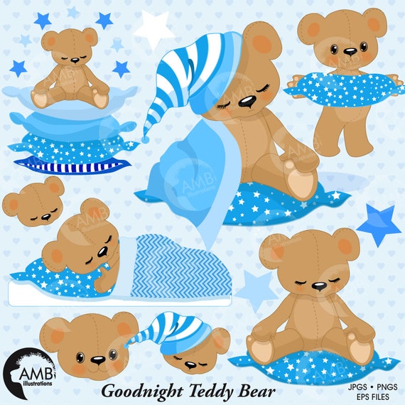 Download Teddy Bear Clipart Baby Boy Nursery clipart Slumber Party