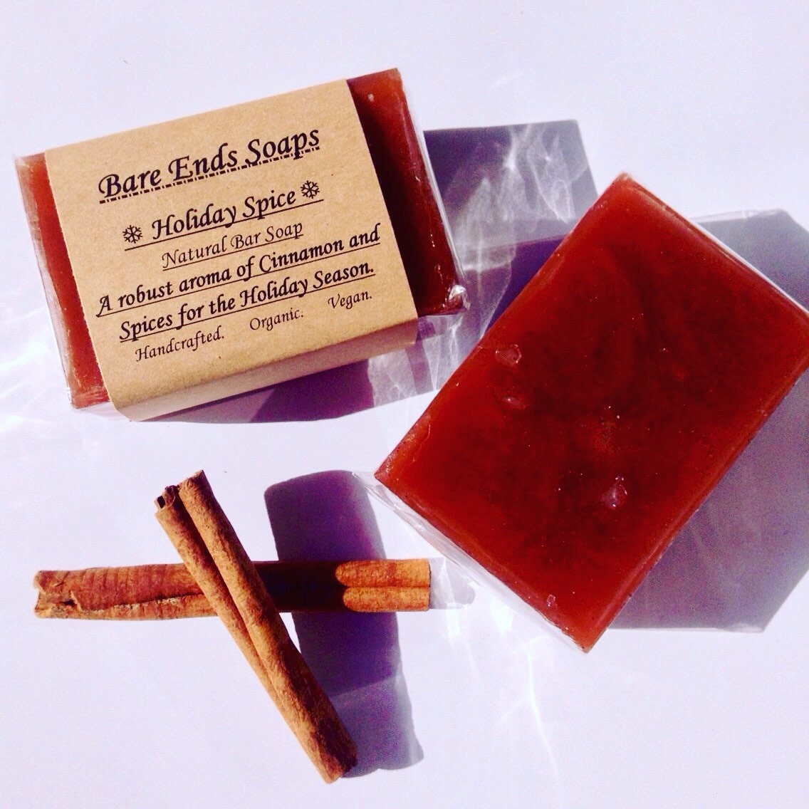 Holiday Spice Seasonal Bar Soap/ Natural Soap/ Hand and Body