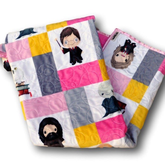 harry potter plush blanket and pillow set