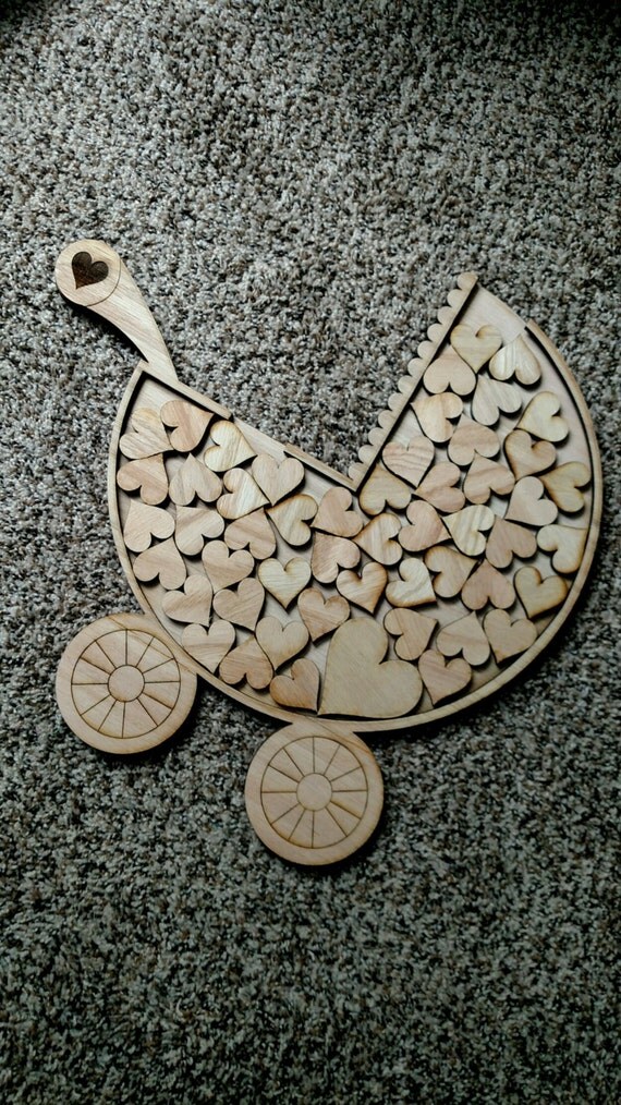 Baby shower drop box guest box / Guest book by BCsCraftyCreations