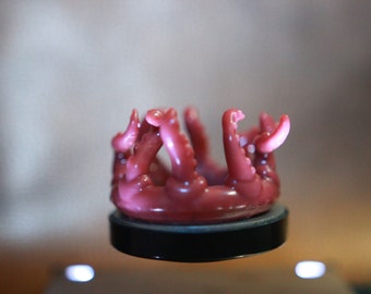 3d printed miniature octopus crown