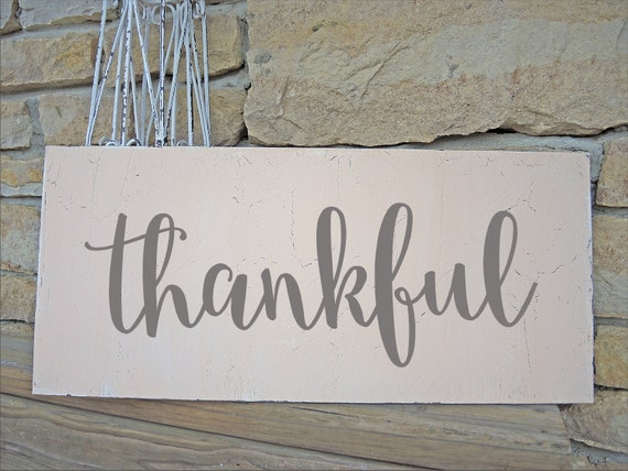 thankful Reusable STENCIL S.S. design 8 sizes Create