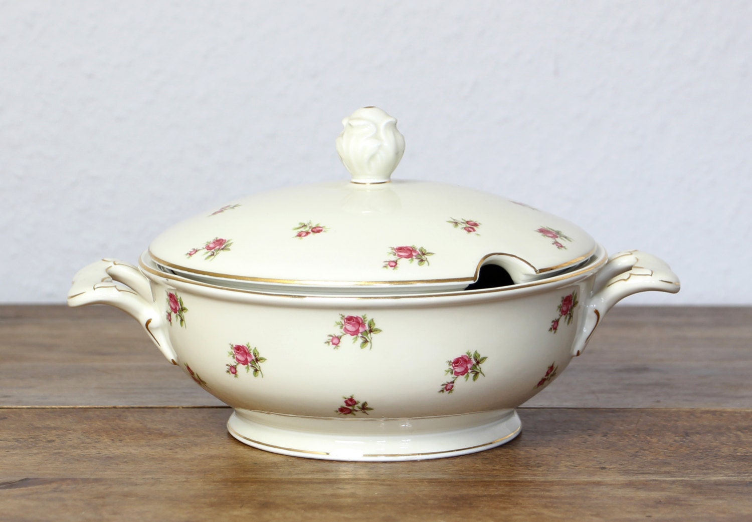 Antique soup tureen PMR BAVARIA porcelain by HorsesForCourses