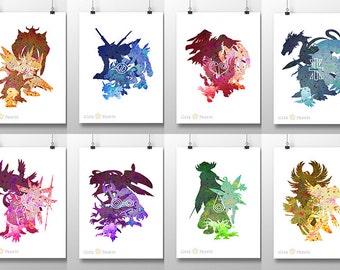 Digivolution with Corresponding Crest Print Season 1