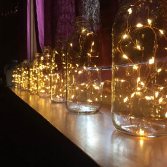 100 Fairy Lights (String Lights) on a 17-foot (5m) copper wire strand. Choose battery-operated ...
