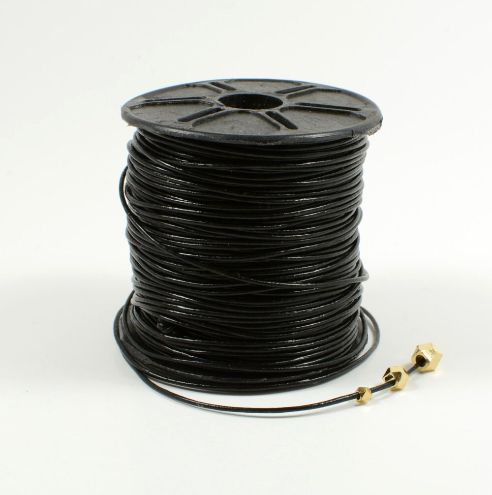 Lead Free Leather Cord 0.5mm Genuine Leather Cord Round