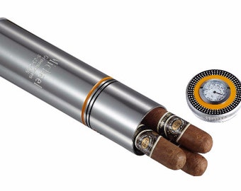 Personalized cigar humidors travel metal engraved humidors monogrammed customized etched monogram custom groomsmen wedding gift RR16578