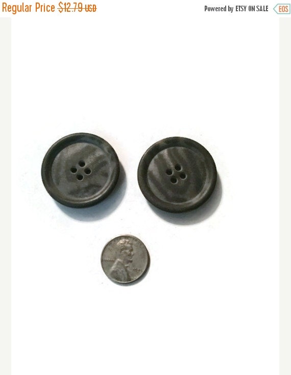 Vintage Large Coat Buttons Large Sewing by DerBayzVintage on Etsy