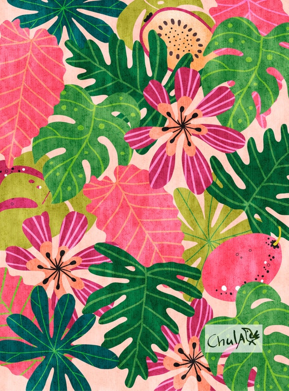 Jungle Print illustration wall art poster