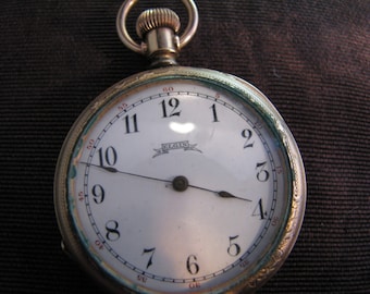 Handsome Vintage Elgin Pocket Watch From 1886