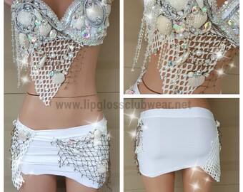 White Mermaid Costume, Sexy Mermaid Costume, Sexy Mermaid, Adult Mermaid Costume, Halloween Costume, Sexy Woman Costume