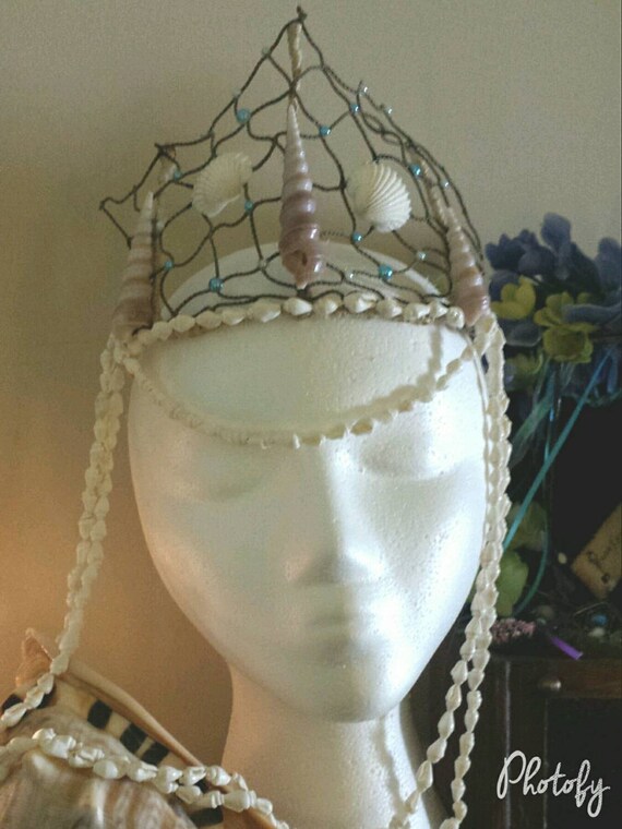 Items similar to Queen Of The Sea Headdress on Etsy