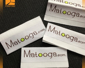 2000 custom clothing labels, center fold, woven labels custom, Personalized Sewing Labels