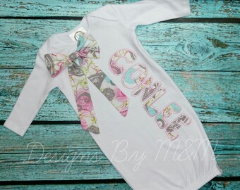 personalized hospital gown