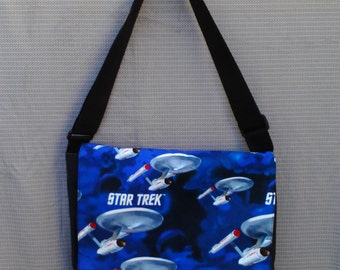 star trek enterprise messenger bag