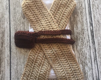 Rey wrap costume // Star Wars inspired // the force awakens // rey's wrap // baby costume // newborn photo prop