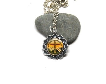 totem necklace, first nations necklace, west coast necklace, british columbia necklace