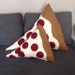 pizza plush pillow