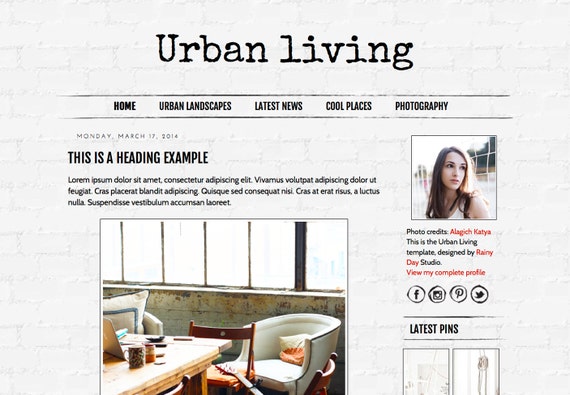 Templates Blogger Urban | responsive blogger template urban living by Templates Blogger Urban | responsive blogger template urban living by