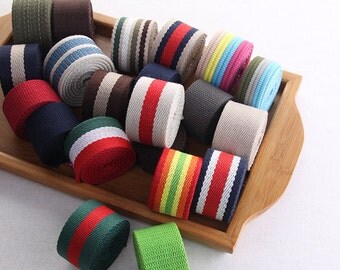 5 Yards, Thick Strong Bag Purse Cotton Webbing / Bag Purse Strap