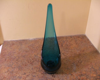 Items similar to Vintage Viking Glass Epic Persimmon Lip Vase on Etsy