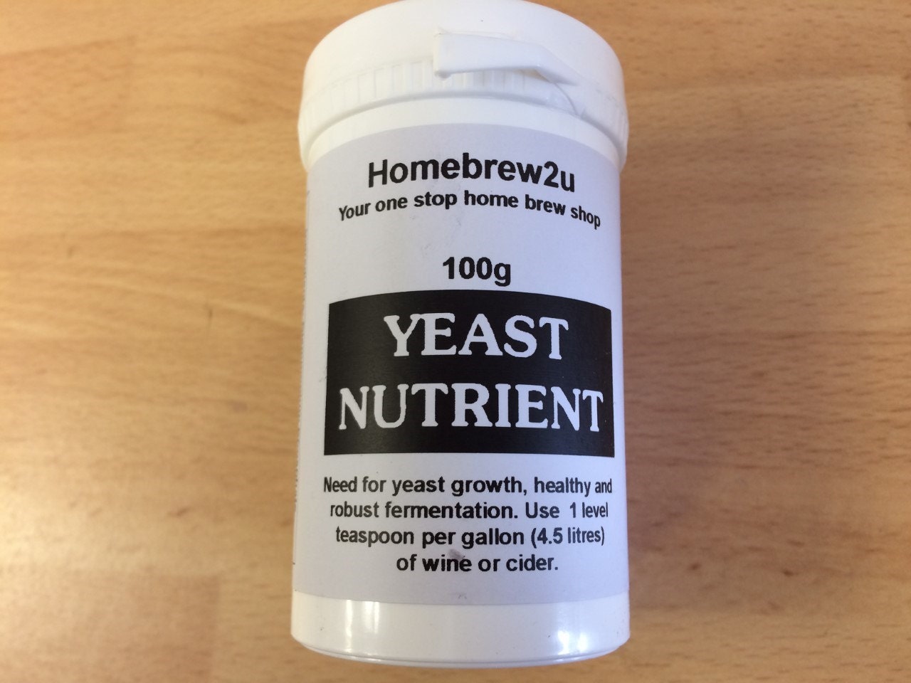 Homebrew2u Yeast Nutrient 100grm Home Brew Beer Wine Making