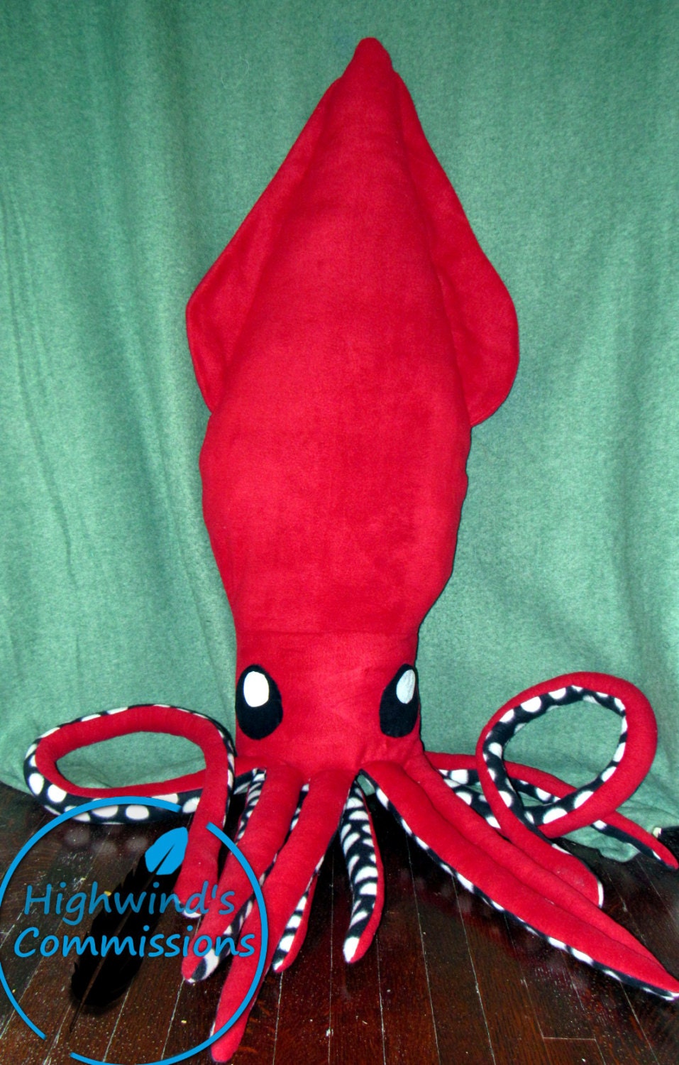 giant squid pillow