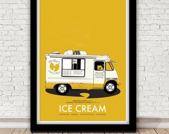 Raekwon of the Wu-Tang Clan - Ice Cream poster - 1995
