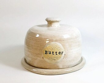 Butter Dish-Farmhouse-Pottery Butter Dish-Kitchen-Pottery-Dish